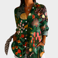 PRESLEY | MIDNIGHT GARDEN STATEMENT BLOUSE