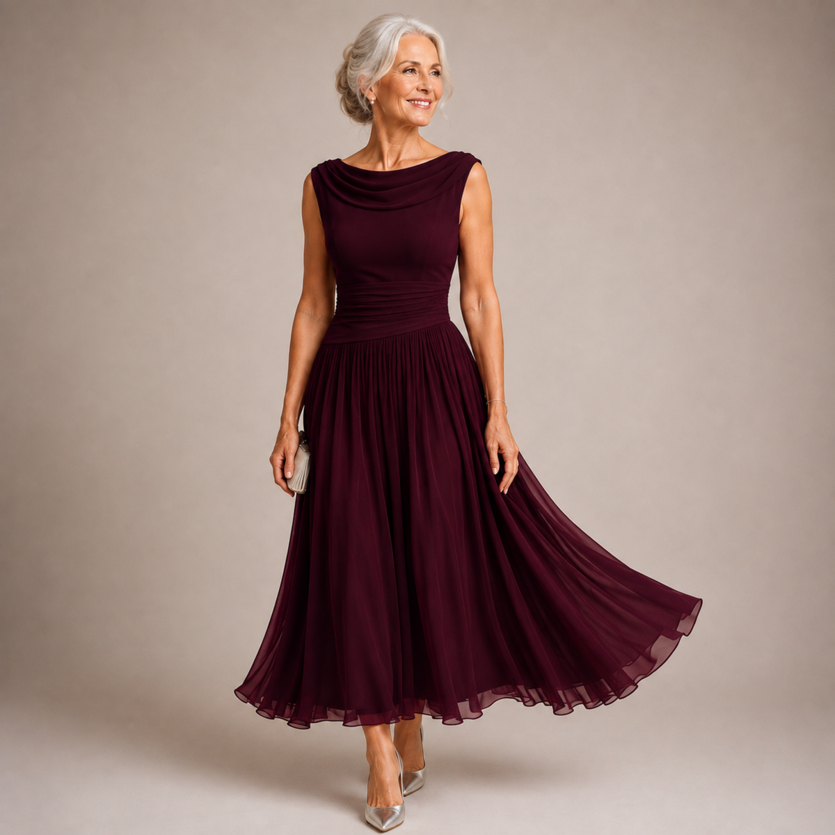 ISABELLA | ELEGANT MIDI OCCASION DRESS