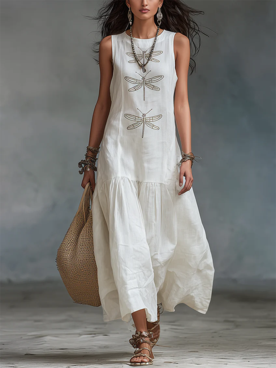 FLORENCE | DRAGONFLY RELAXED MIDI DRESS