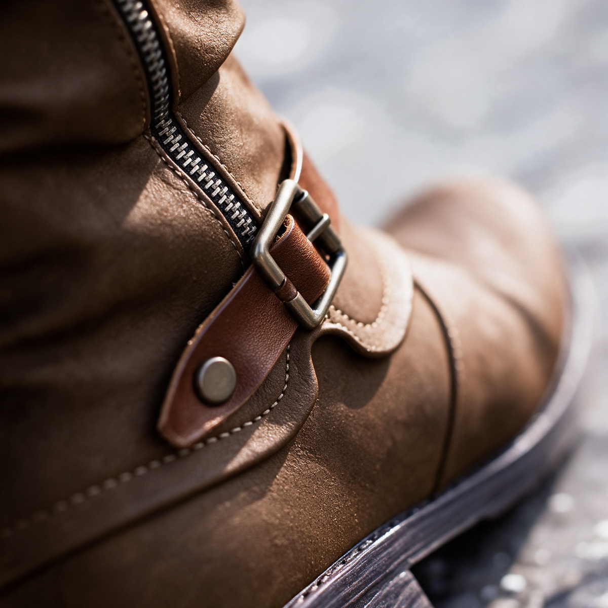 HEIDI | COSY KNITTED CUFF WINTER BOOTS
