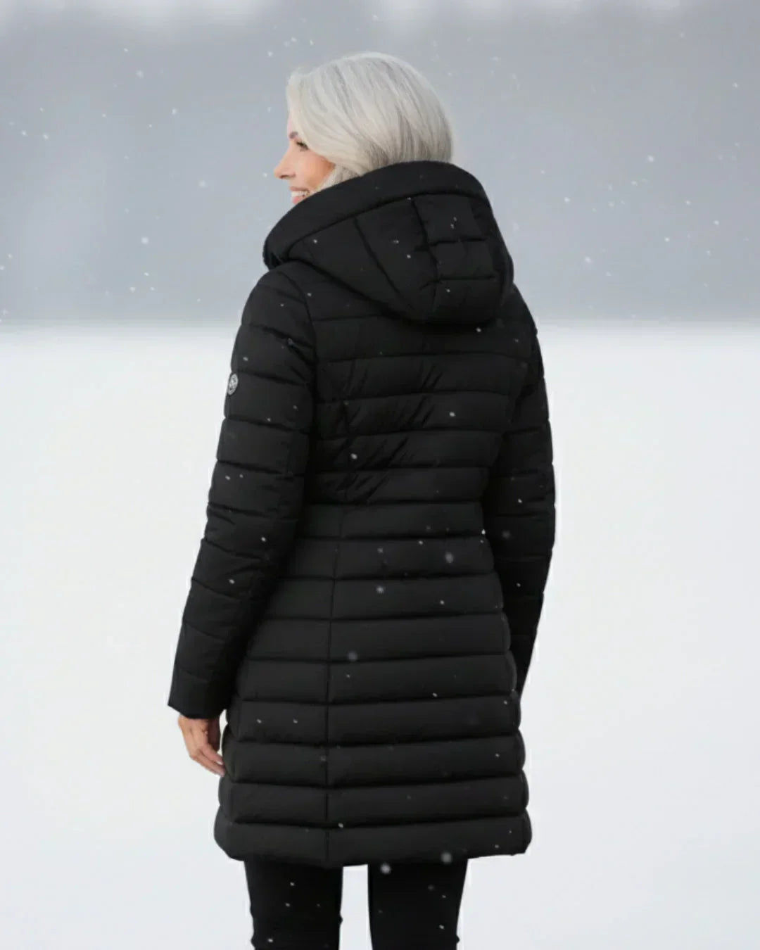 ELEANOR | HOODED LONGLINE PUFFER COAT
