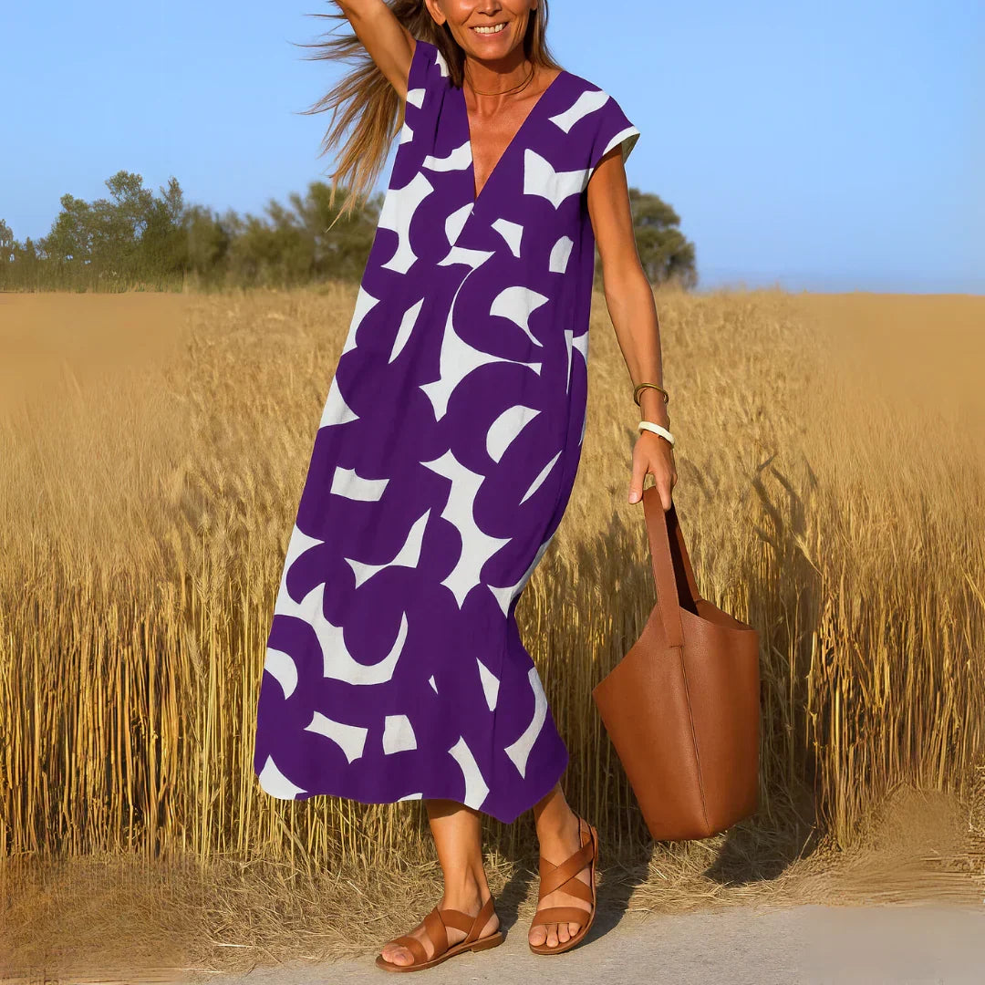 TATIANA | CUTWORK DETAIL MAXI DRESS