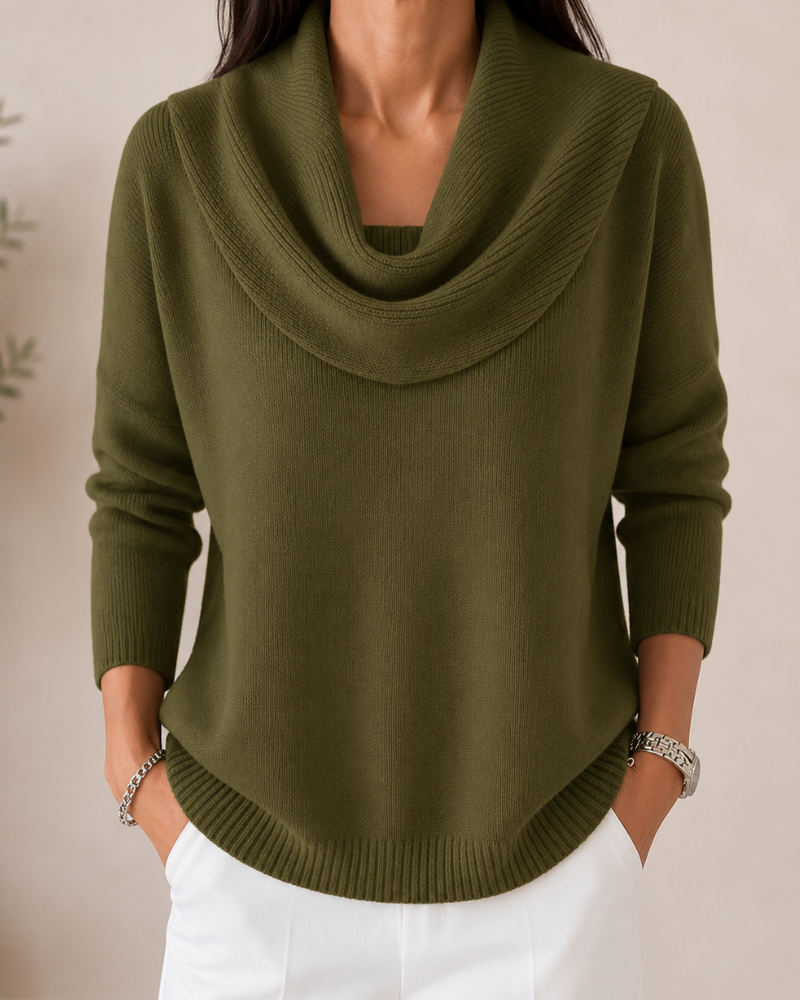 VICTORIA | SOFT COWL NECK JUMPER