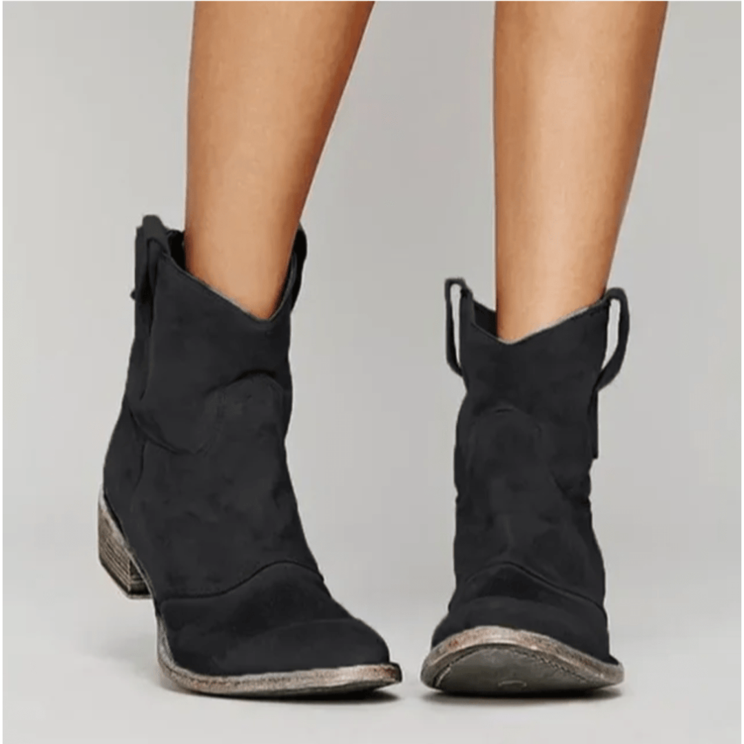 SADIE | VINTAGE WESTERN ANKLE BOOTS