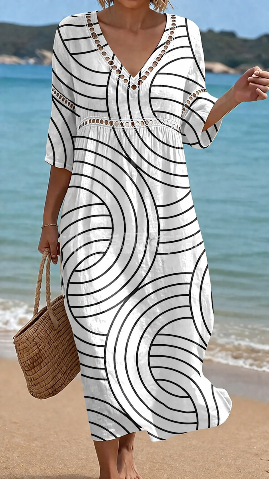 LOTTIE | MODERN LINES BEACH DRESS