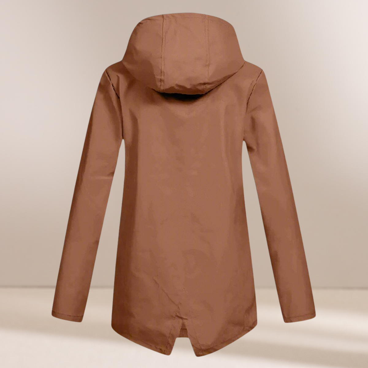 LAYLA | WATERPROOF HOODED LONGLINE JACKET