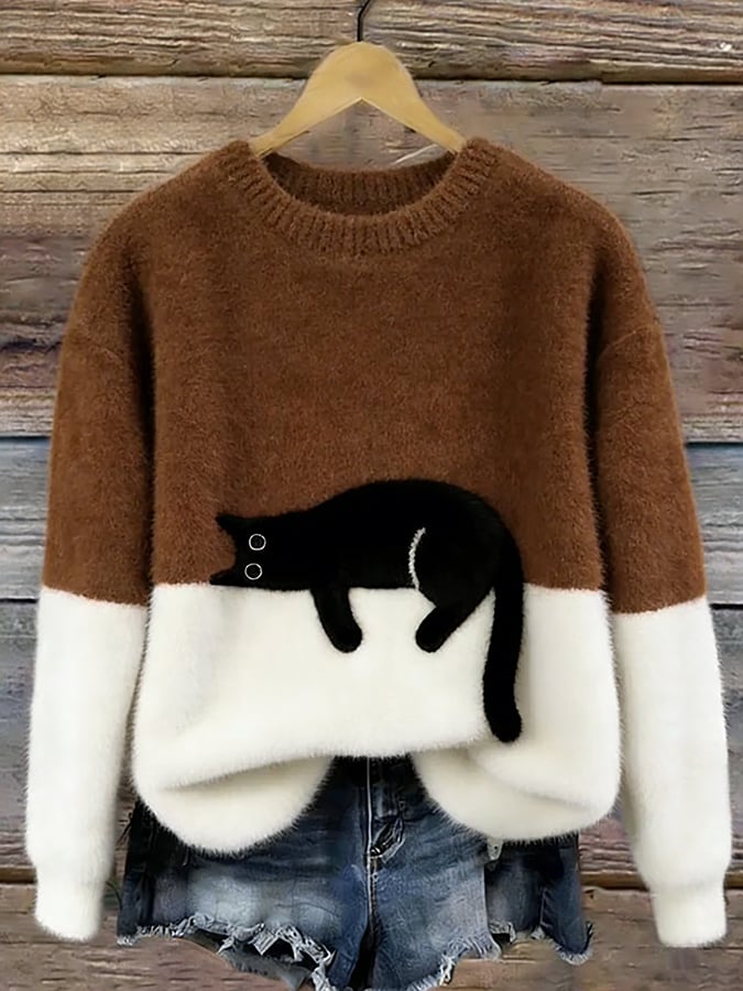 POPPY | CAT DETAIL COSY JUMPER