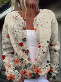 LILY | VINTAGE FLORAL BUTTON CARDIGAN