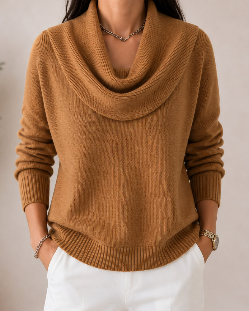 VICTORIA | SOFT COWL NECK JUMPER