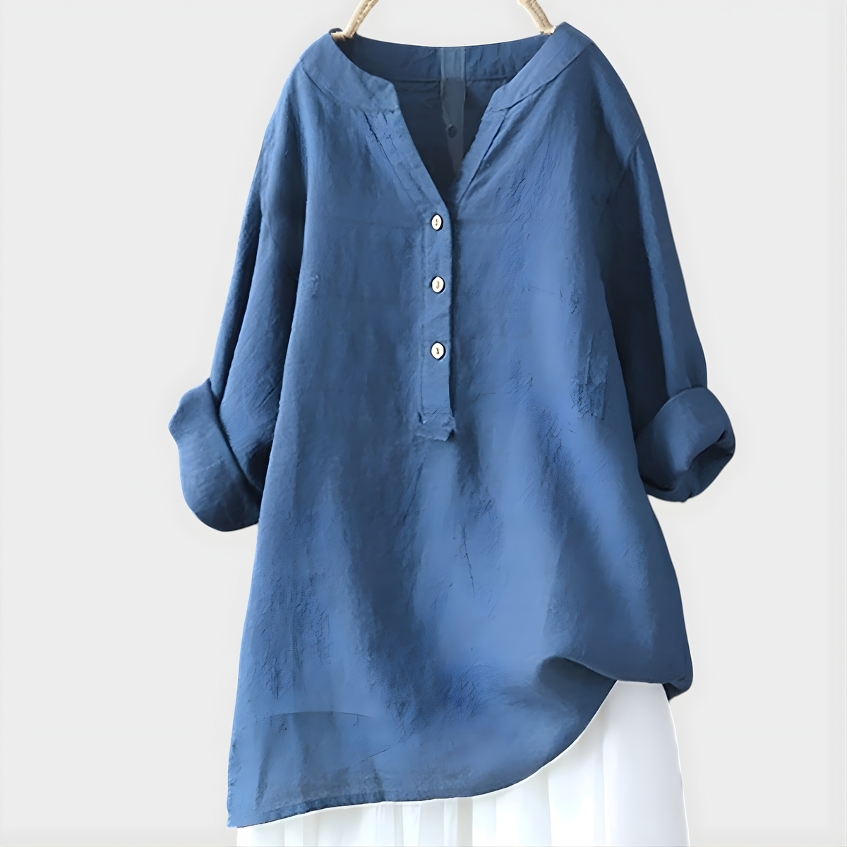 POPPY | RELAXED BUTTON BLOUSE