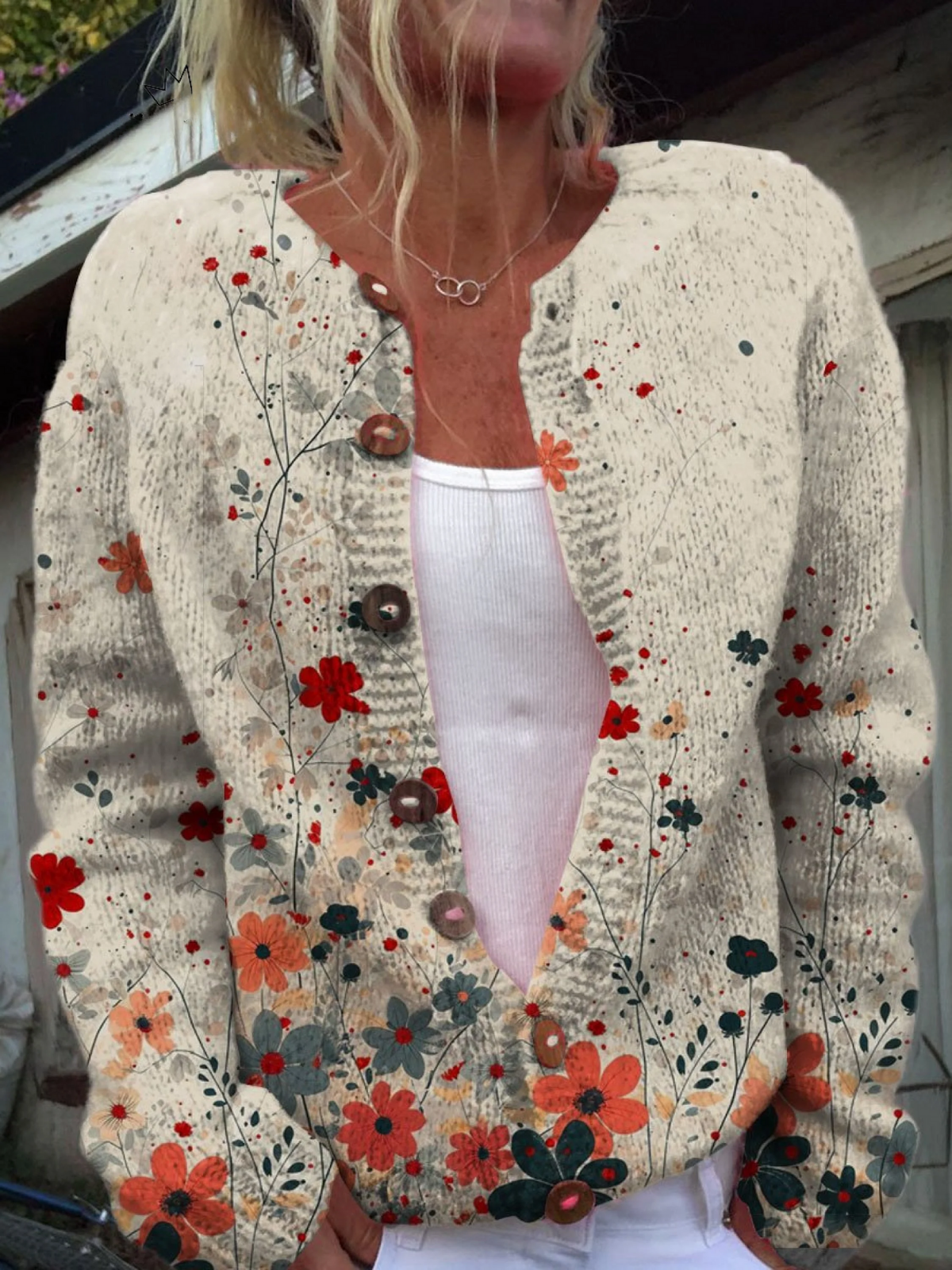 SABRINA | VINTAGE FLORAL CARDIGAN