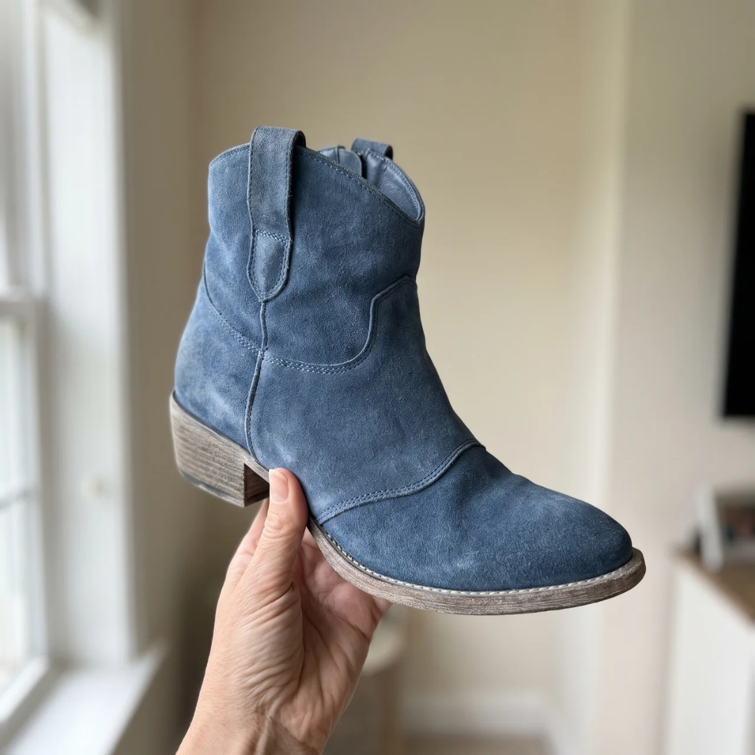 SADIE | VINTAGE WESTERN ANKLE BOOTS