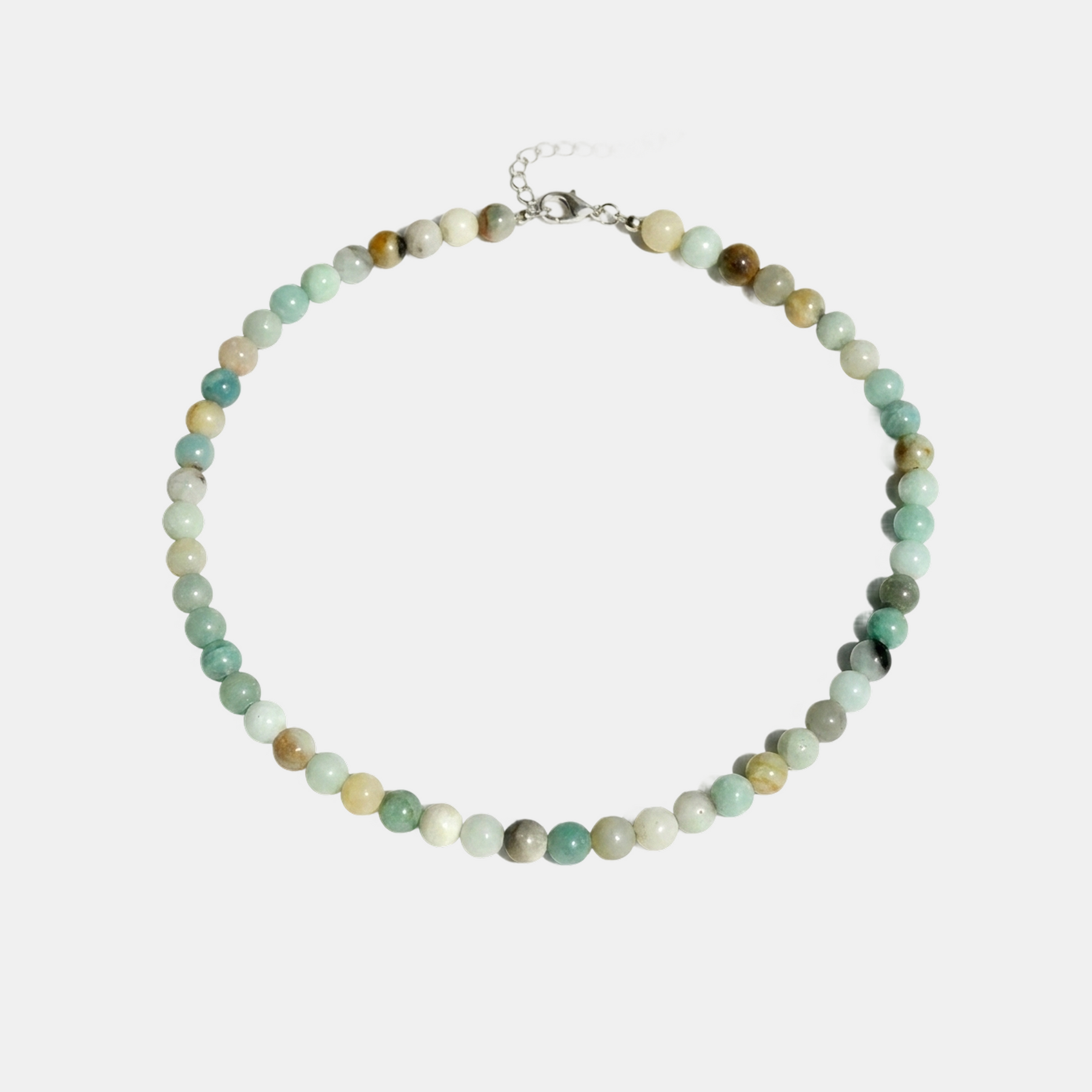Amazonite Stone Bead Necklace