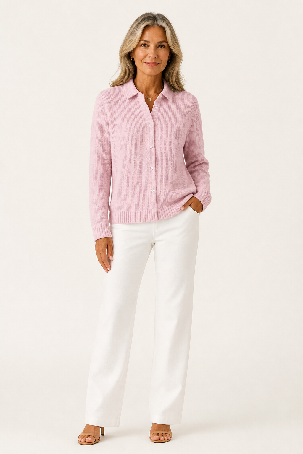 ARABELLA |  TEXTURED KNIT CARDIGAN