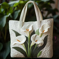 IVY | HANDCRAFTED BAG WITH WHITE LILIES