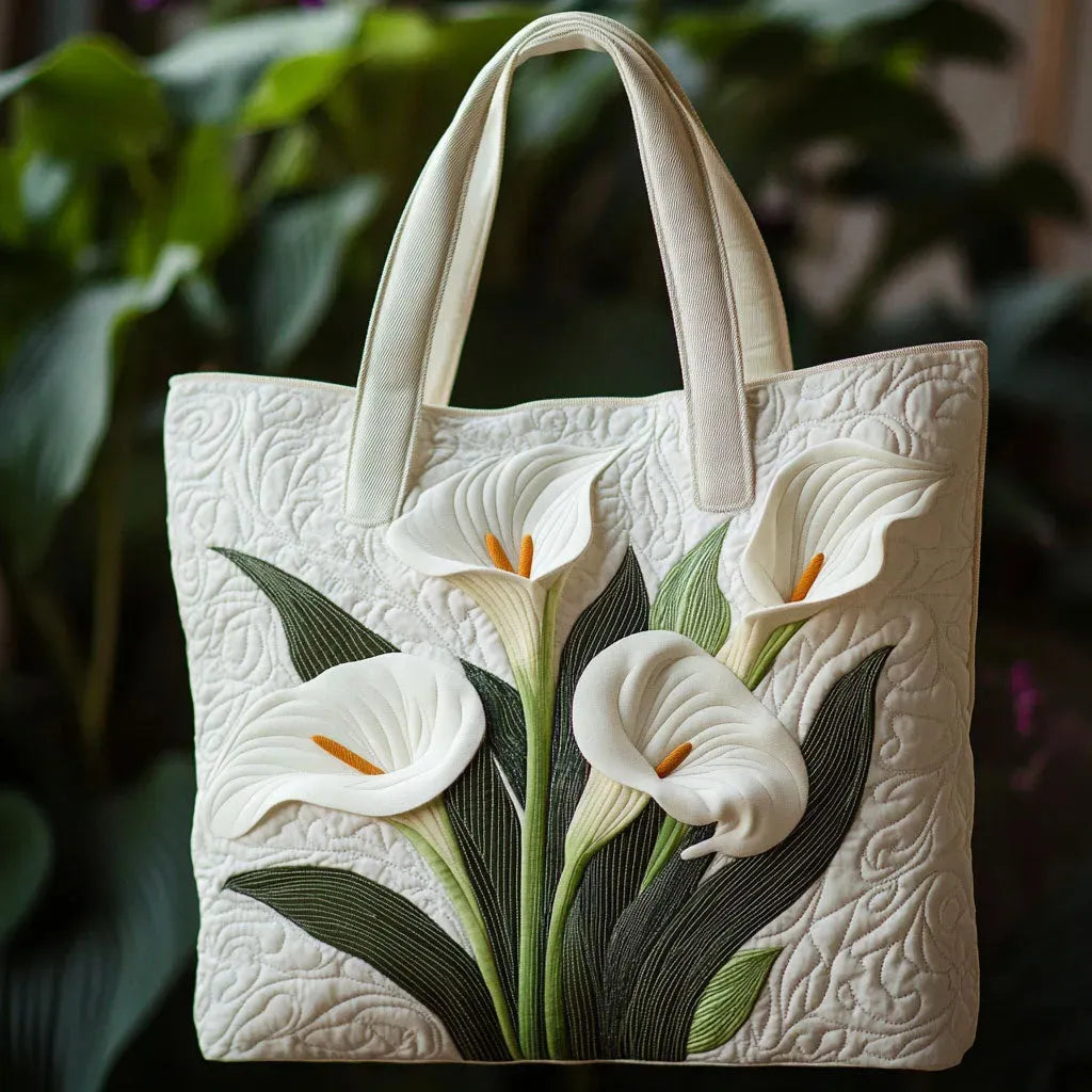 IVY | HANDCRAFTED BAG WITH WHITE LILIES