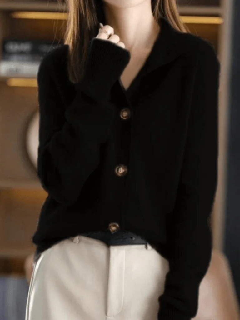 ELLA | COSY BUTTON-UP KNITTED CARDIGAN