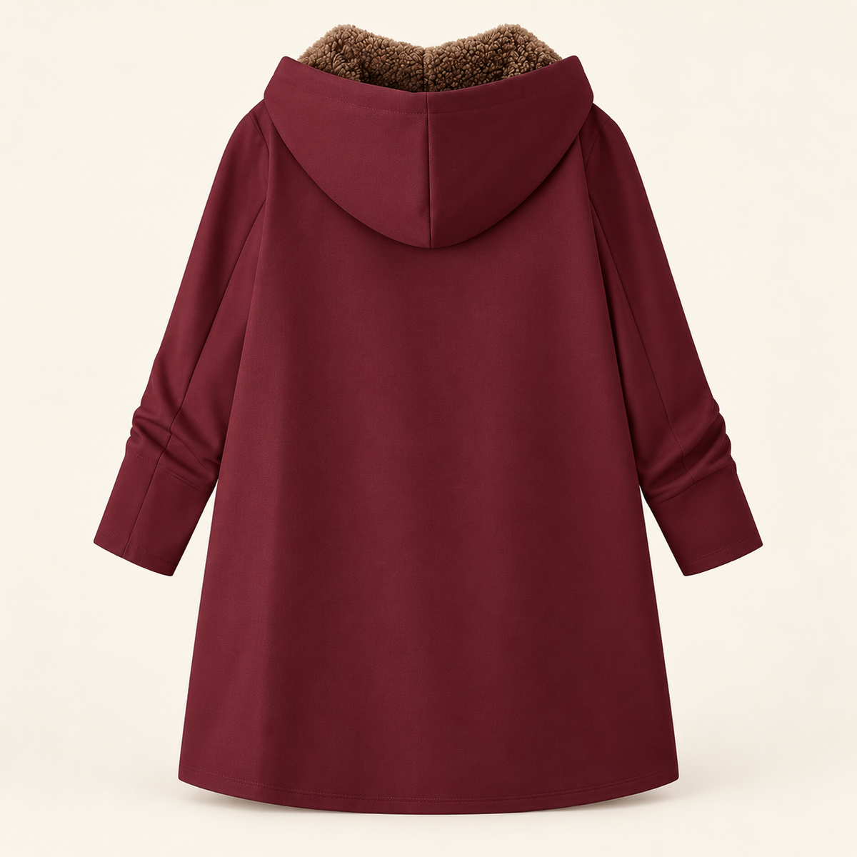EVELYN | COSY LINED HOODED COAT