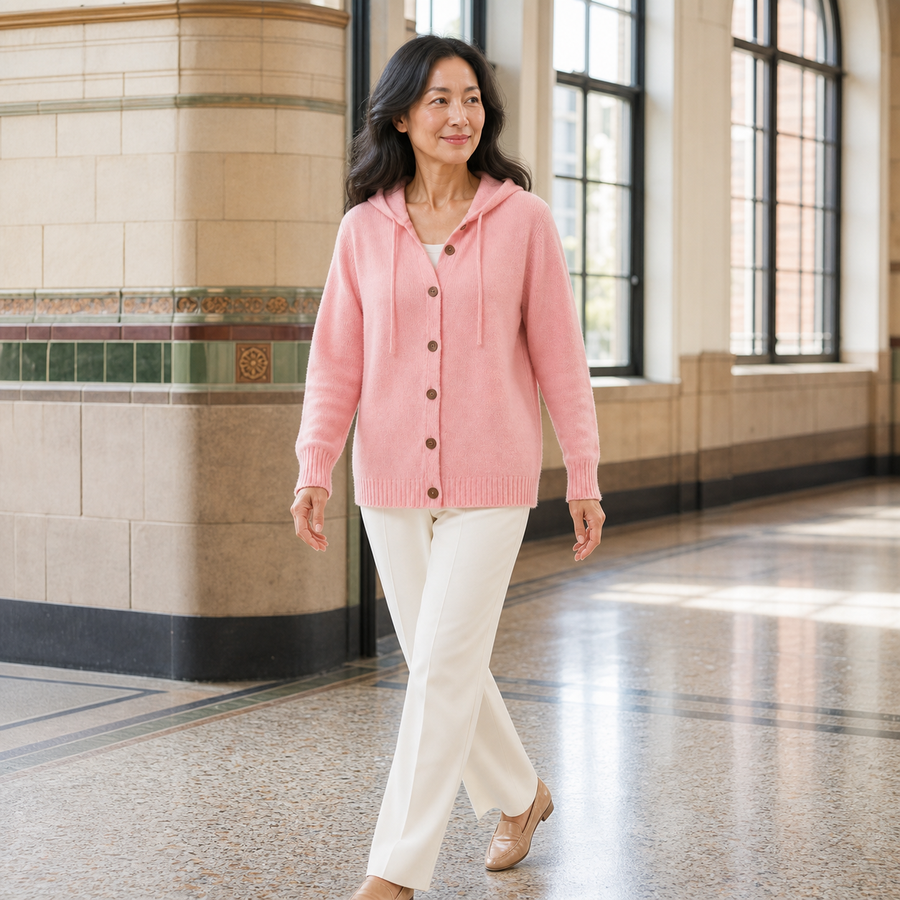 BRENDA | COSY CARDIGAN HOODIE