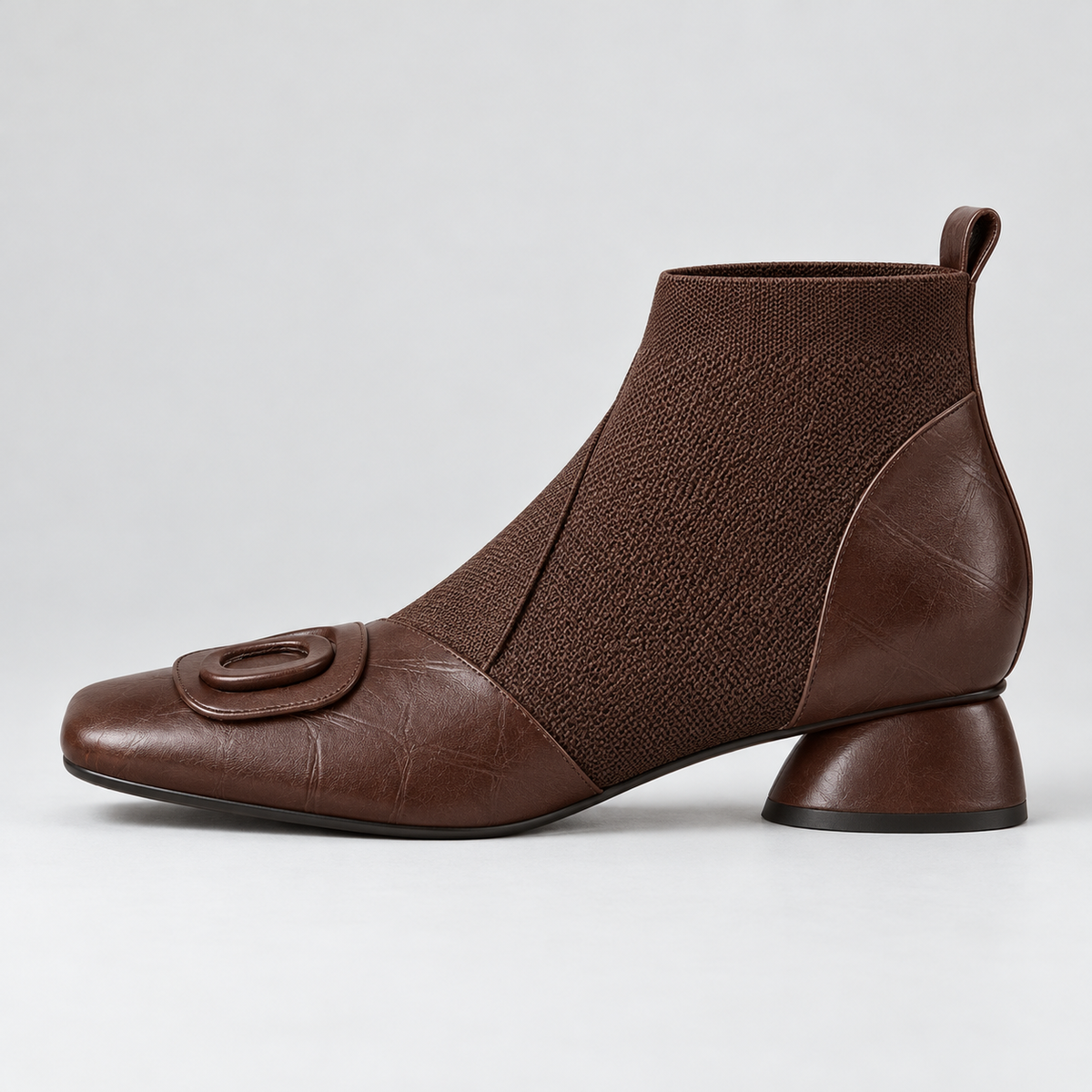 OLIVIA | ELEGANT KNITTED ANKLE BOOTS