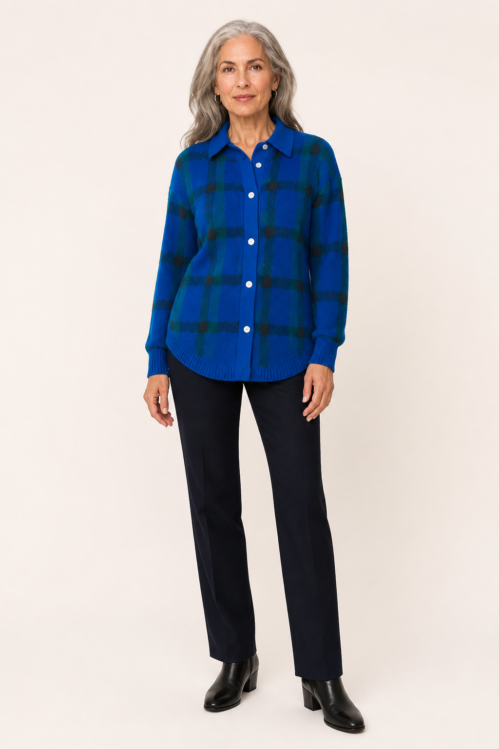 CAMILLE | PLAID CARDIGAN