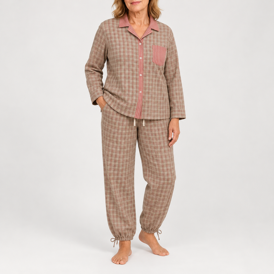Harriet | Striped Pyjama Set
