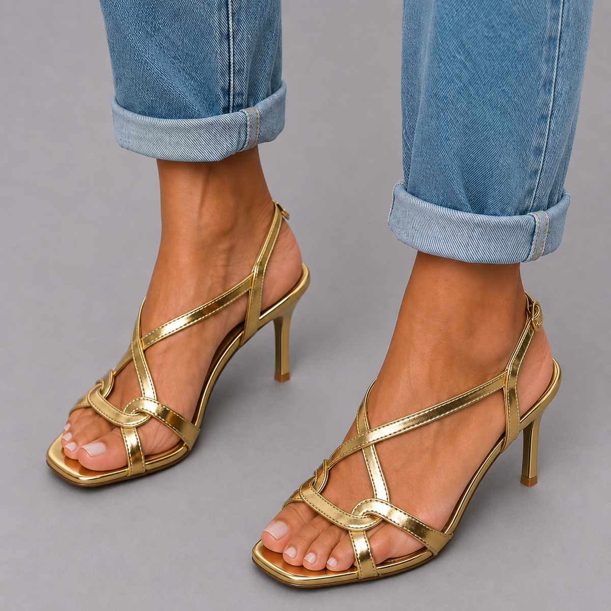 GEORGIA | ELEGANT STRAPPY HEELED SANDALS