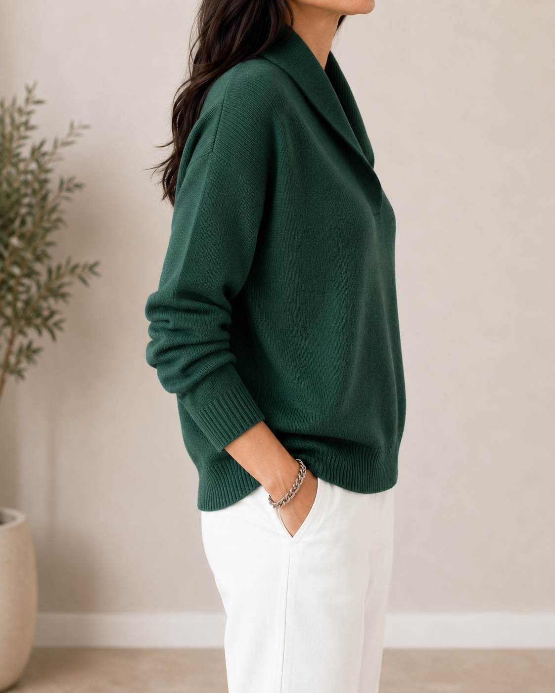 EVELYN | SOFT V-NECK JUMPER