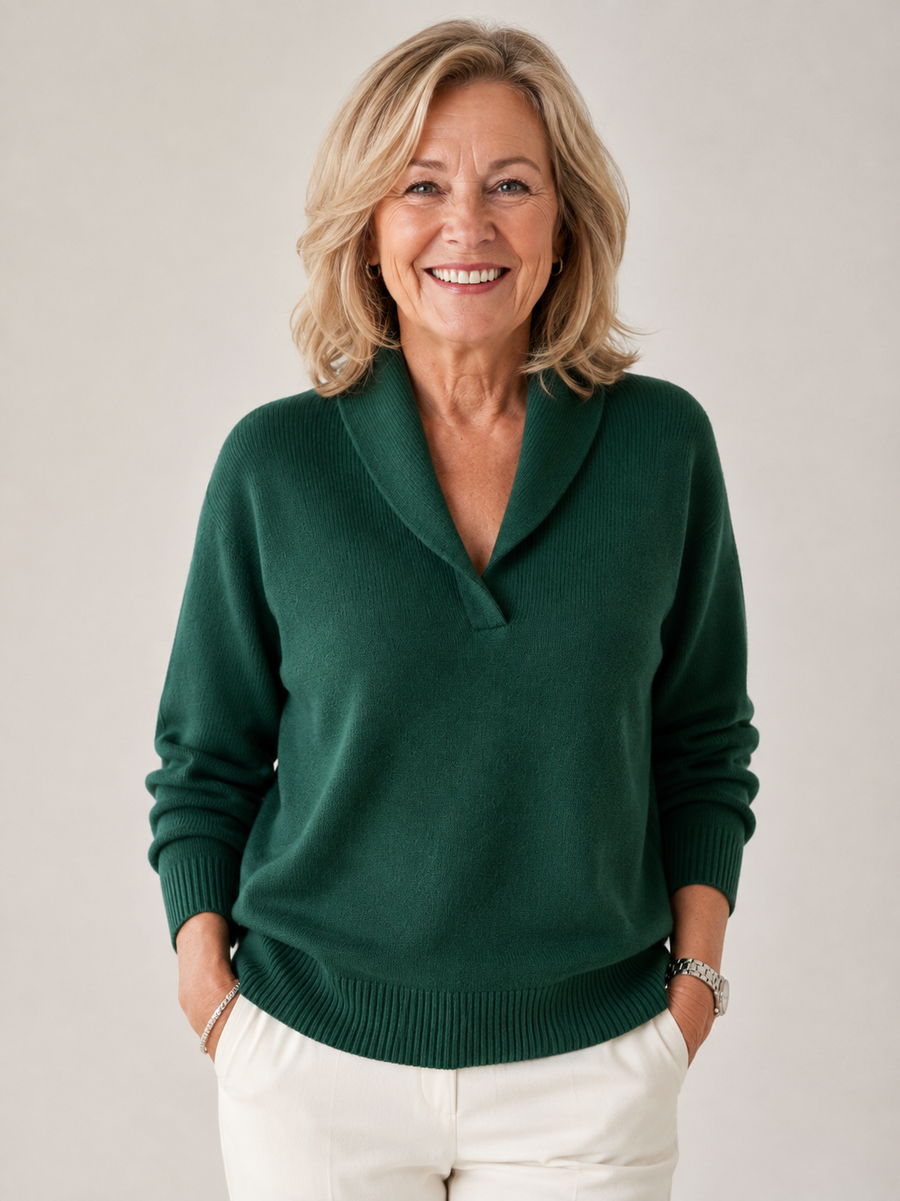 EVELYN | SOFT V-NECK JUMPER