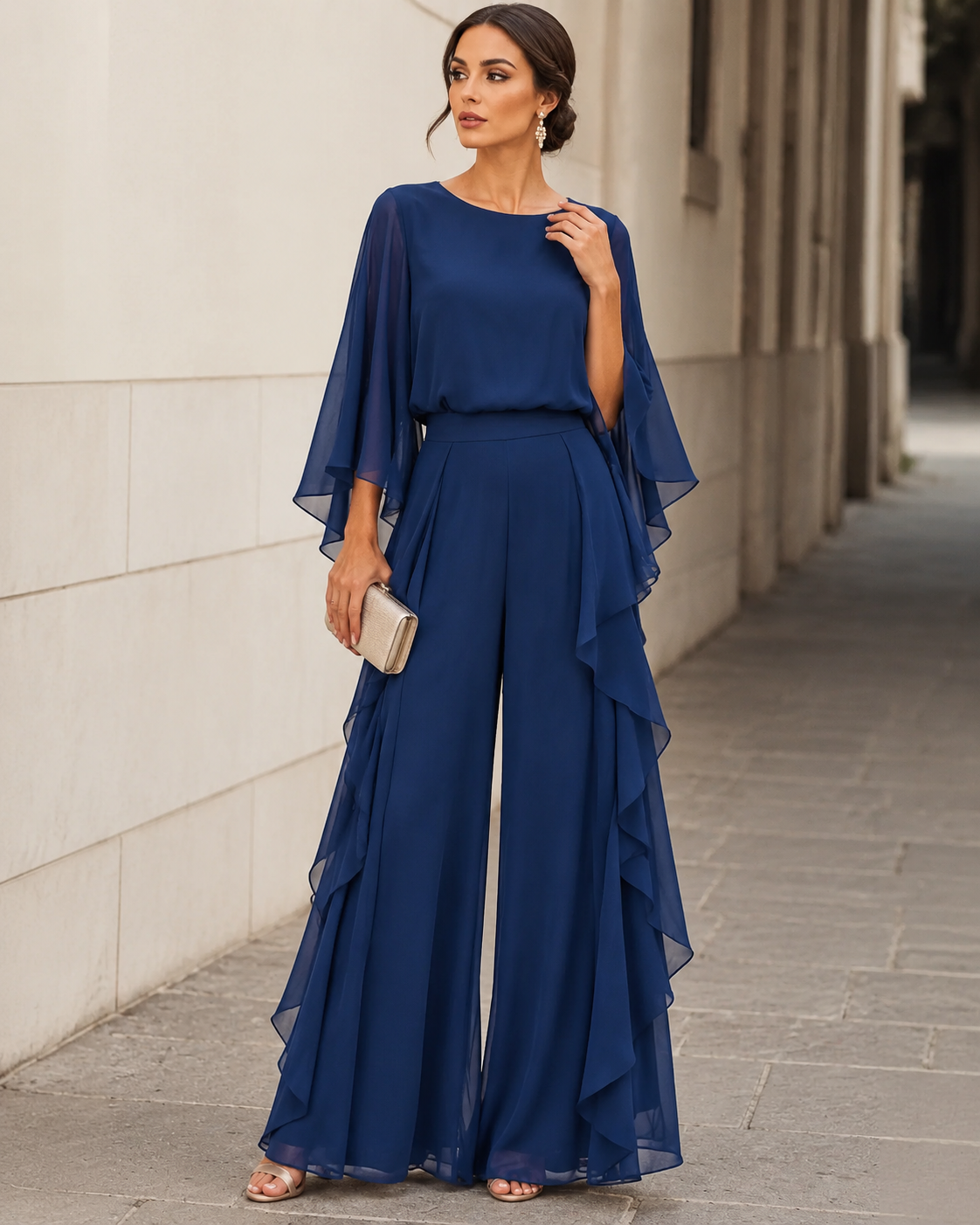LENORAH | ELEGANT TWO-PIECE TROUSER SET