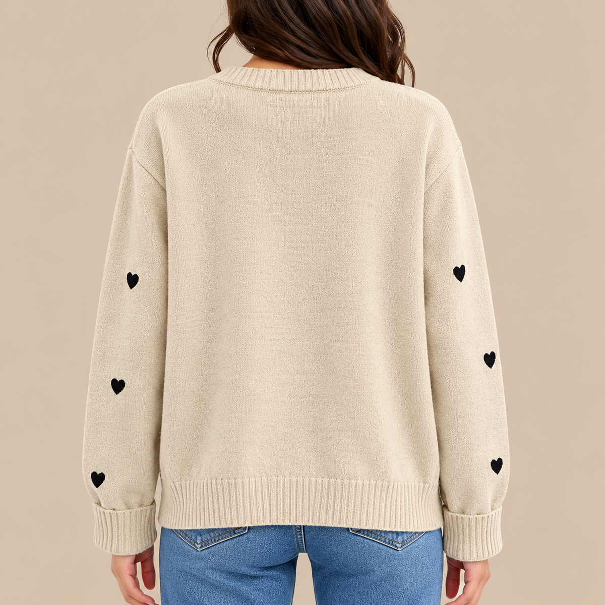 MILLIE | HEART KNITTED CARDIGAN