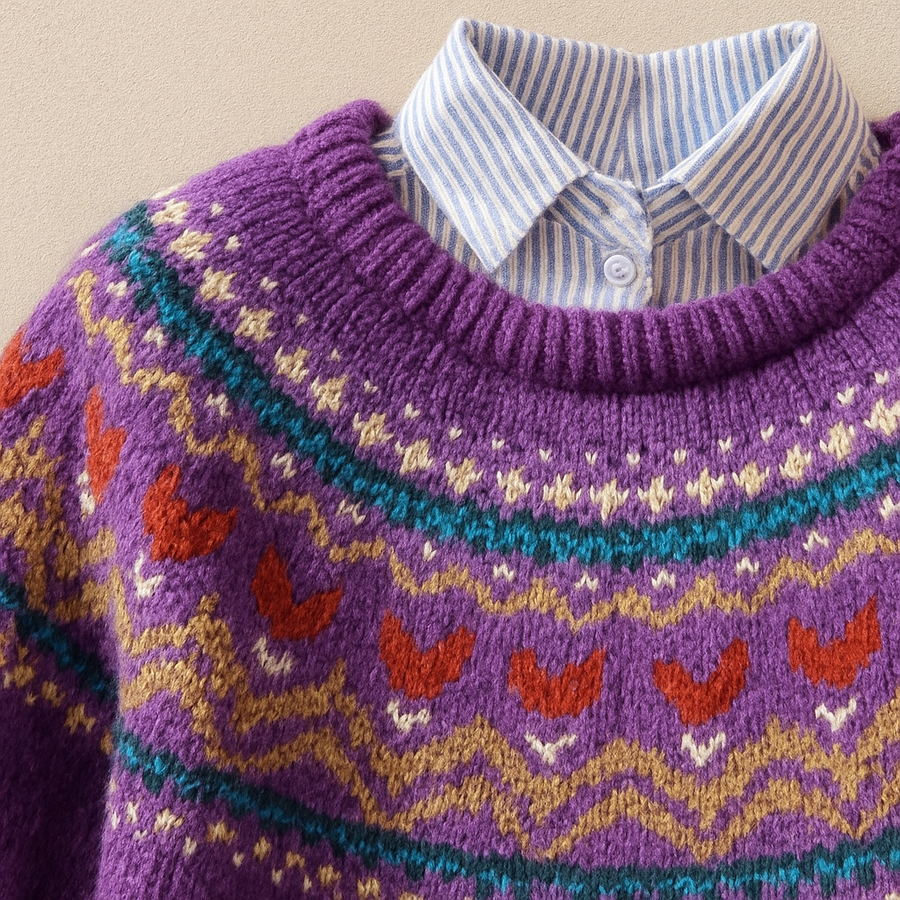 POPPY | FAIR ISLE KNITTED JUMPER