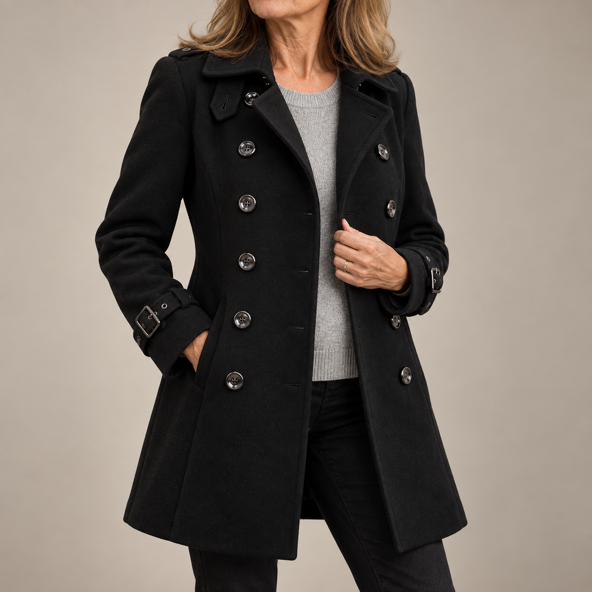 SCARLETT | ELEGANT DOUBLE-BREASTED COAT
