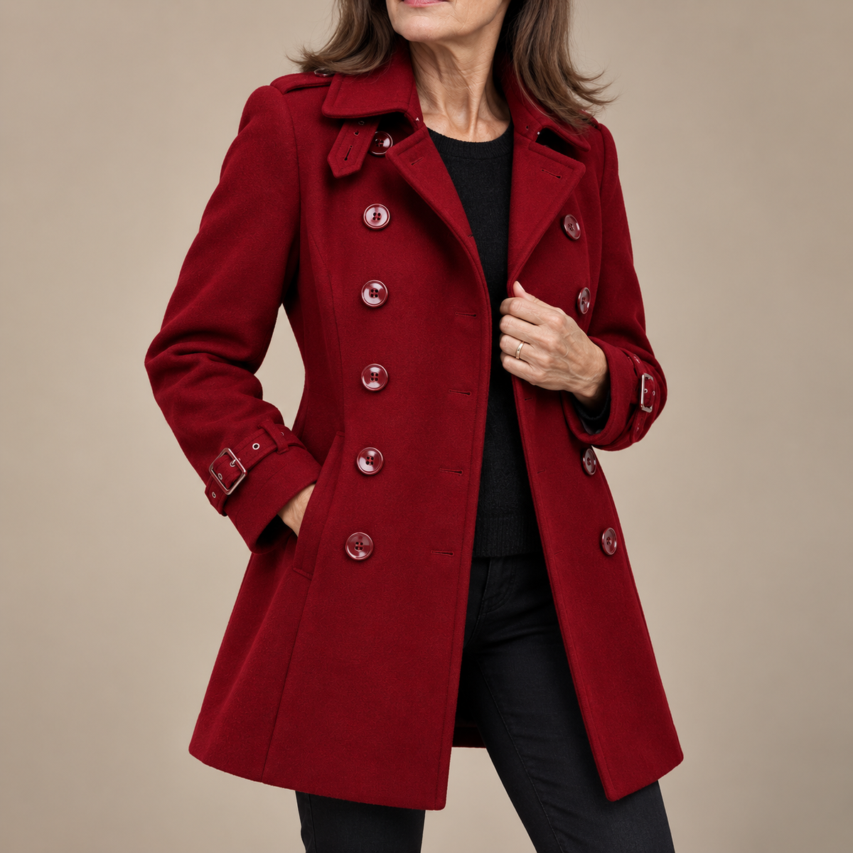 SCARLETT | ELEGANT DOUBLE-BREASTED COAT