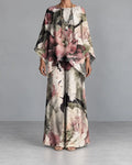 VERONIQUE | ELEGANT FLORAL TWO-PIECE TROUSER SET
