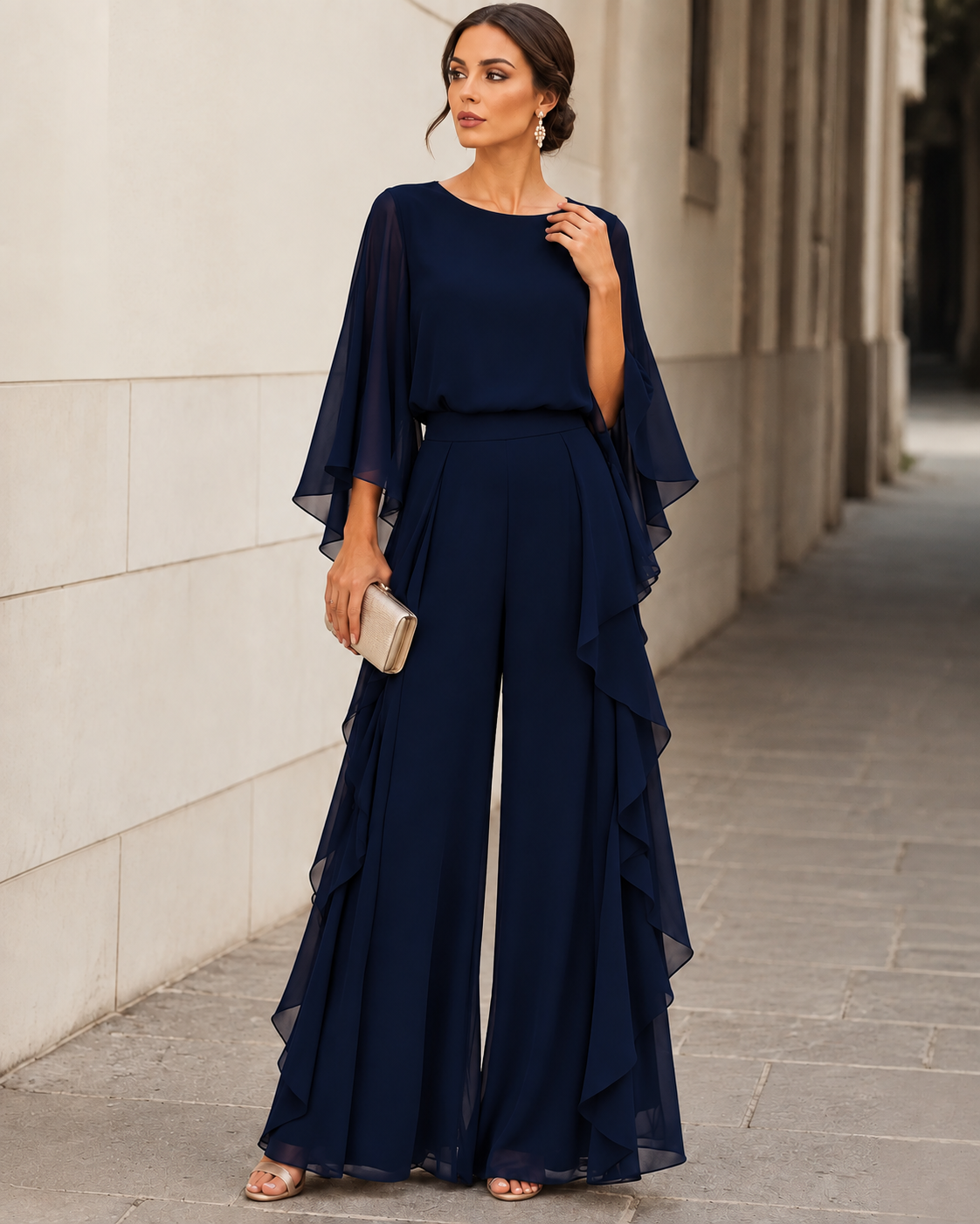 LENORAH | ELEGANT TWO-PIECE TROUSER SET
