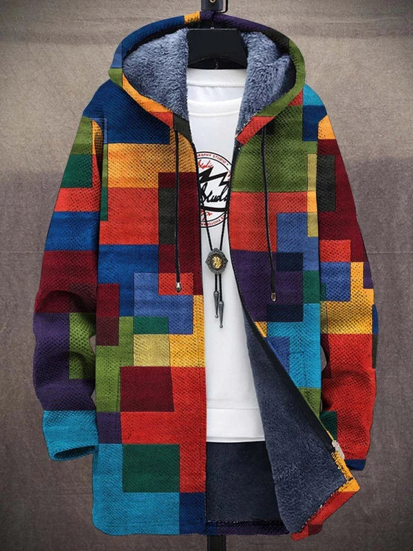 JANE | ARTFUL HOODED CARDIGAN