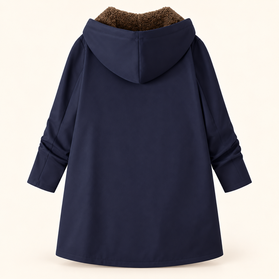 EVELYN | COSY LINED HOODED COAT