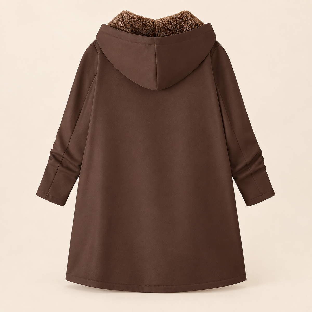 EVELYN | COSY LINED HOODED COAT