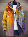Delia | Artistic Hooded Cardigan