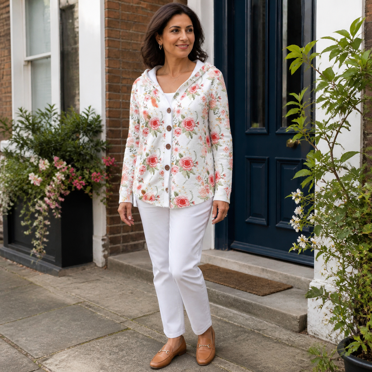 JANET | FLORAL CARDIGAN