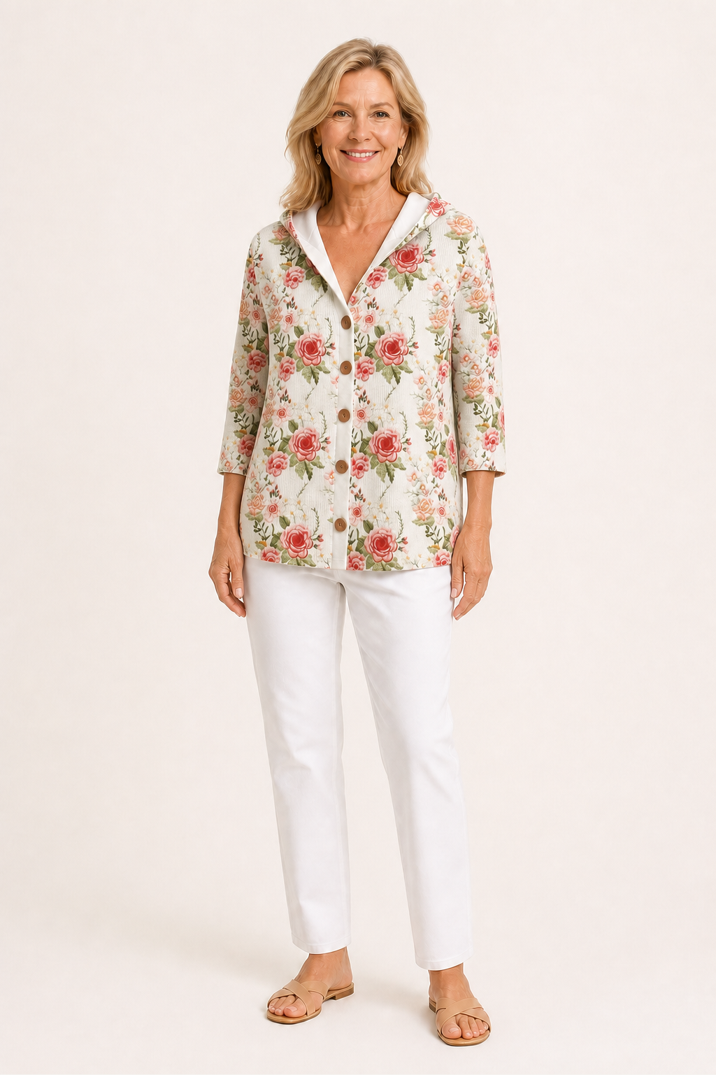 JANET | FLORAL CARDIGAN