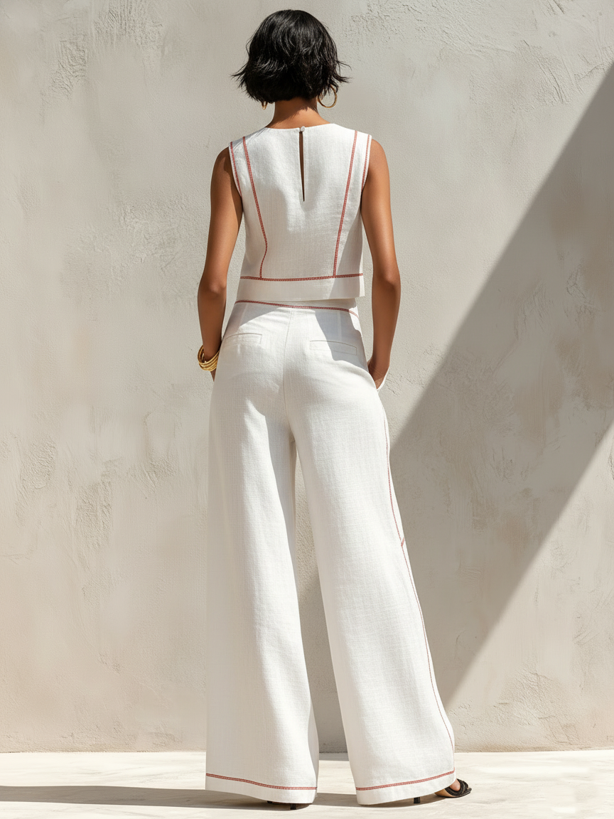 AMELIA | RELAXED WIDE LEG TWO-PIECE SET