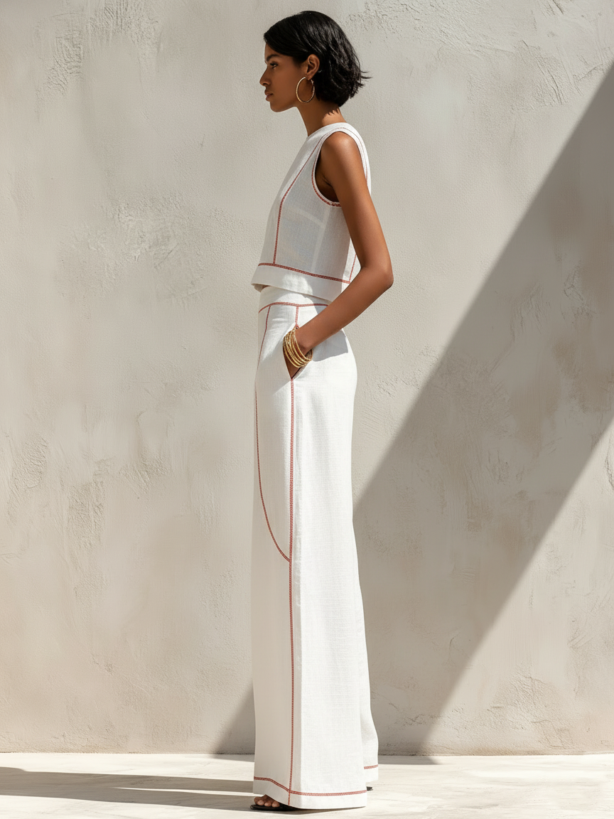 AMELIA | RELAXED WIDE LEG TWO-PIECE SET
