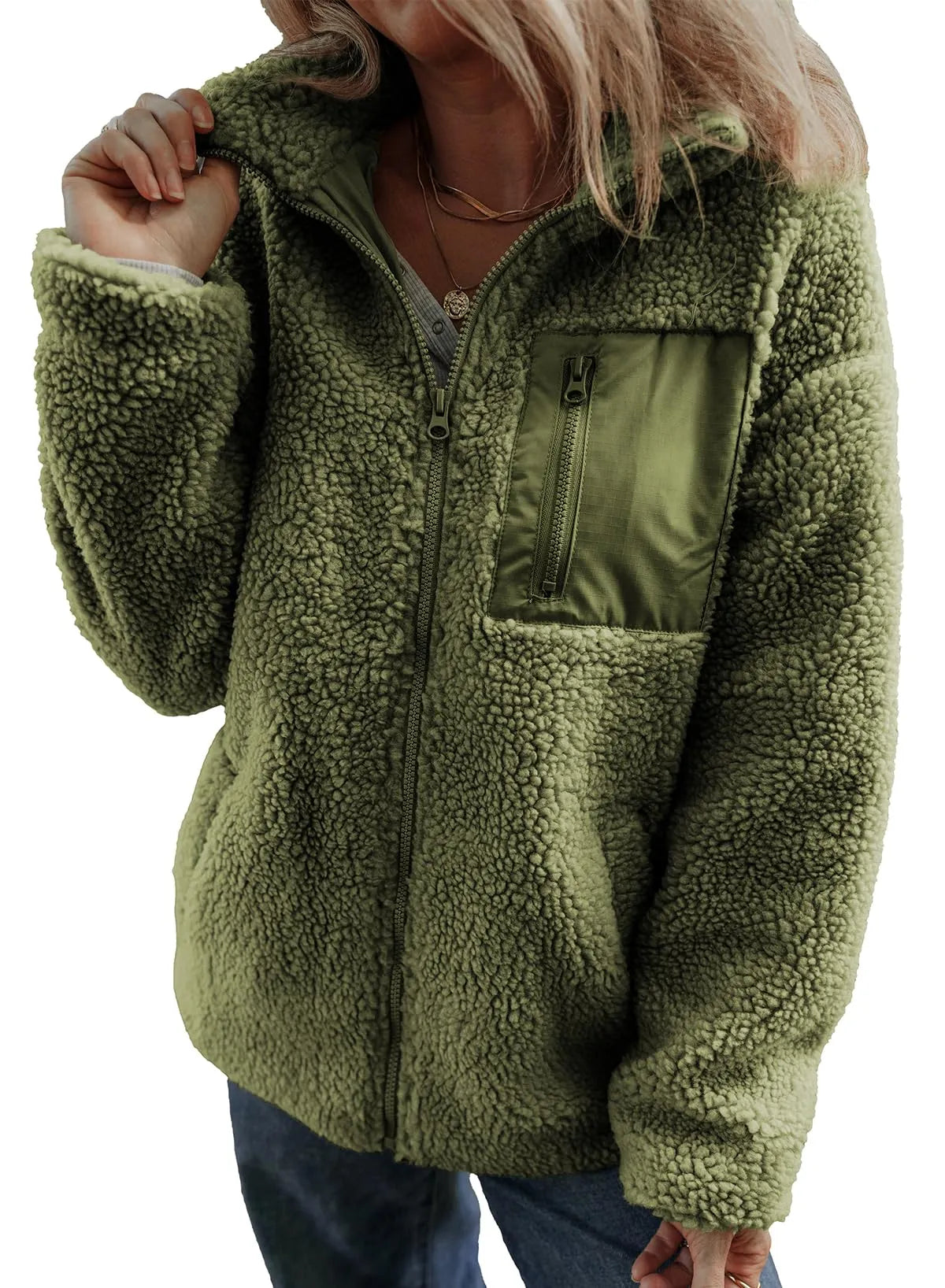 ELLA | COSY TEDDY ZIP JACKET