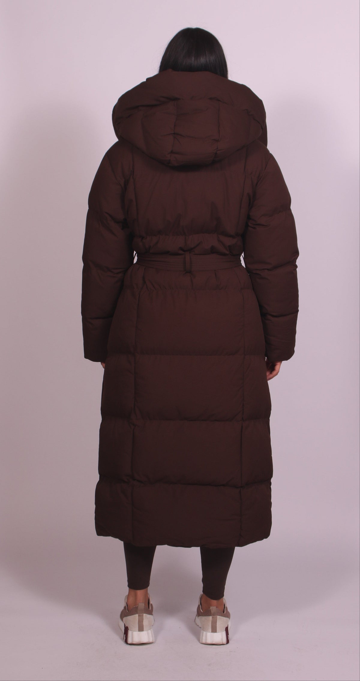 CHARLOTTE | HOODED LONGLINE PUFFER COAT