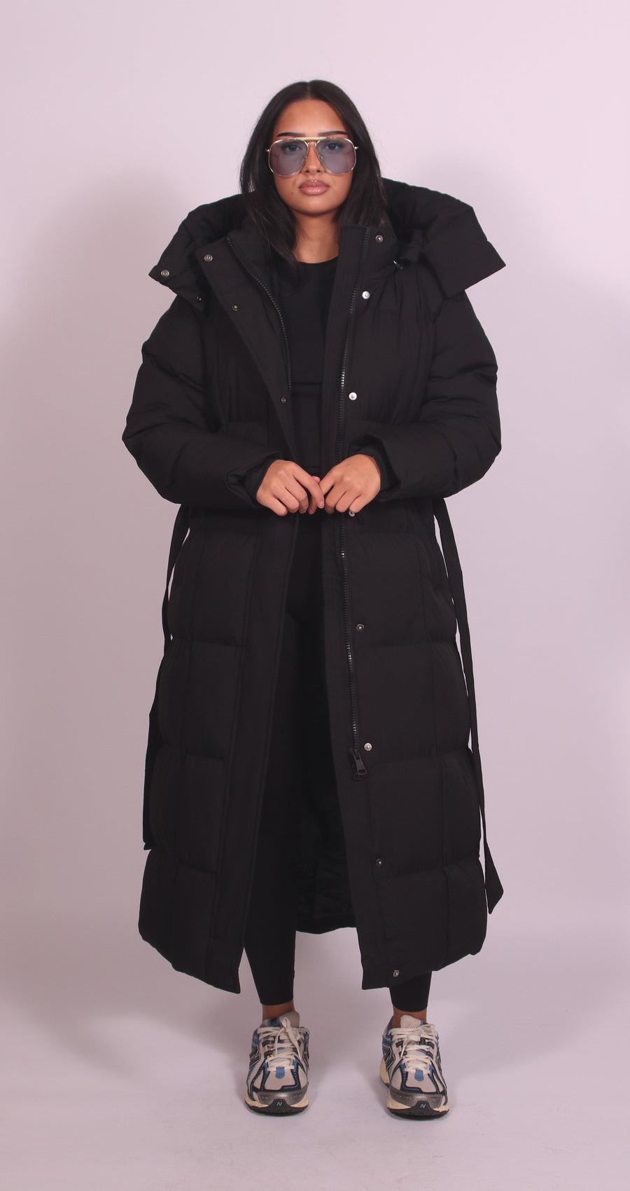 CHARLOTTE | HOODED LONGLINE PUFFER COAT