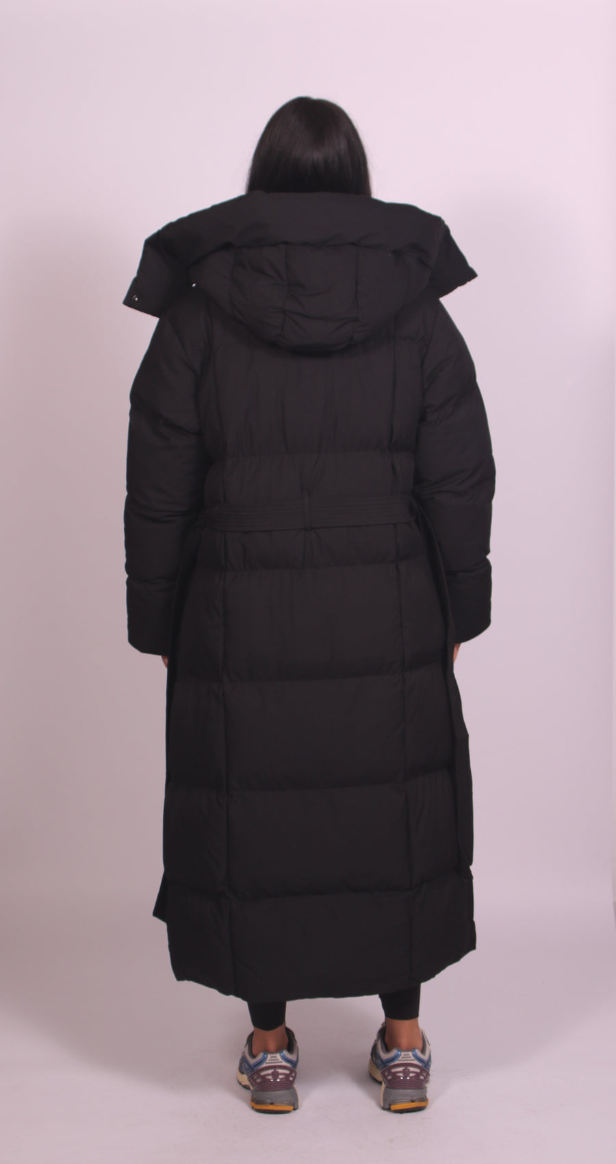 CHARLOTTE | HOODED LONGLINE PUFFER COAT