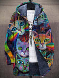 Rowland | Artistic Hooded Cardigan