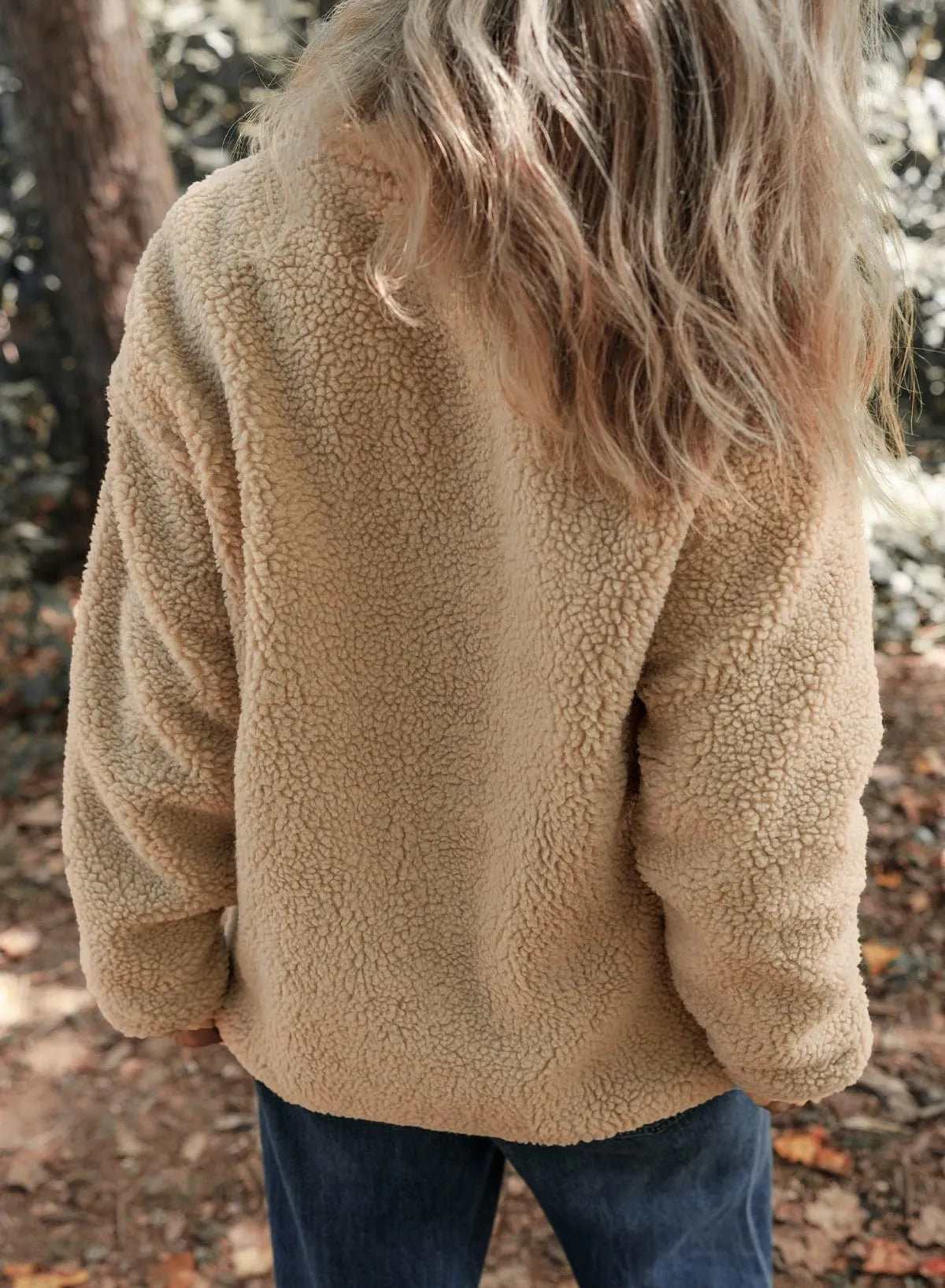 ELLA | COSY TEDDY ZIP JACKET